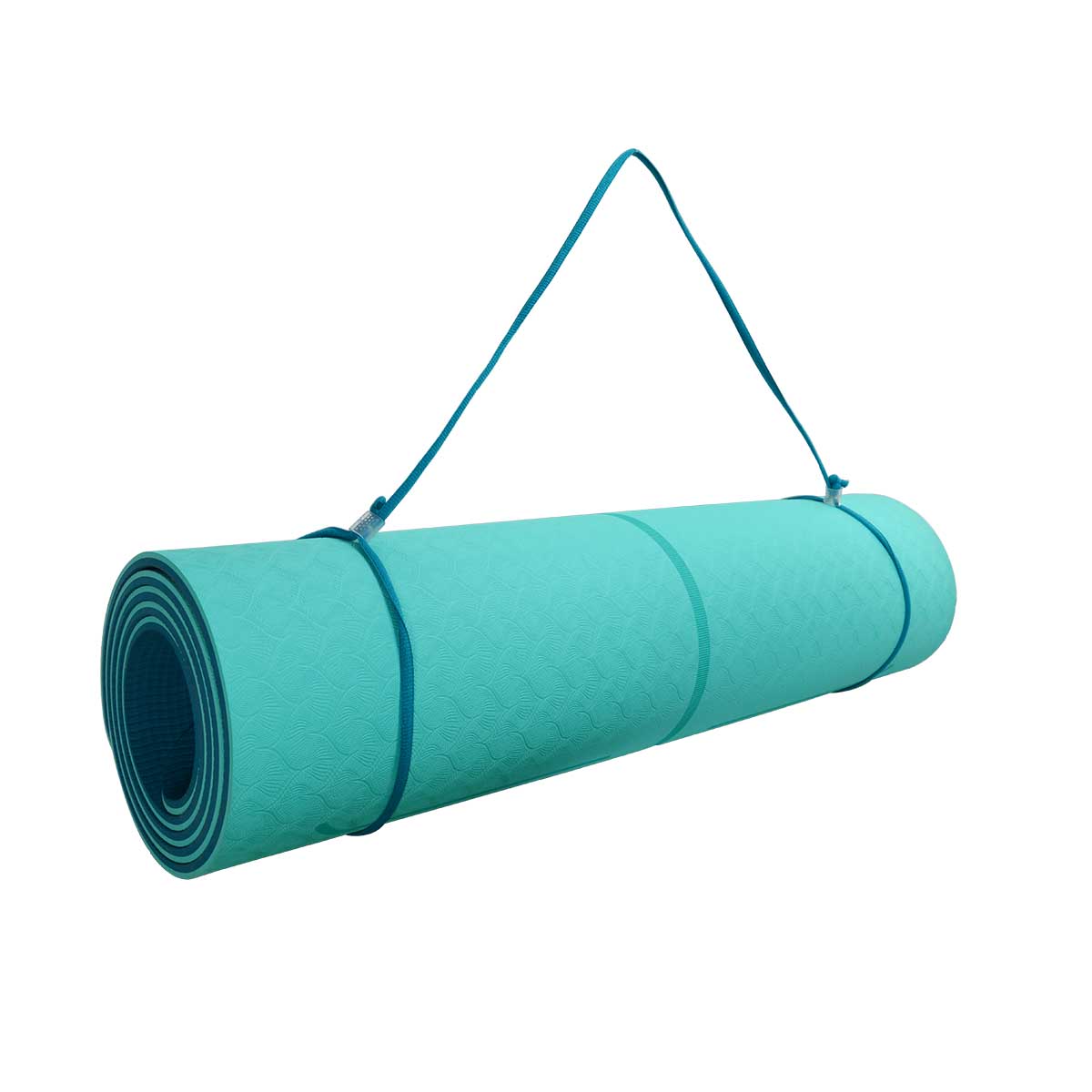 Podložka LIFEFIT YOGA MAT RELAX DUO, 183x58x0,6cm, tyrkysová