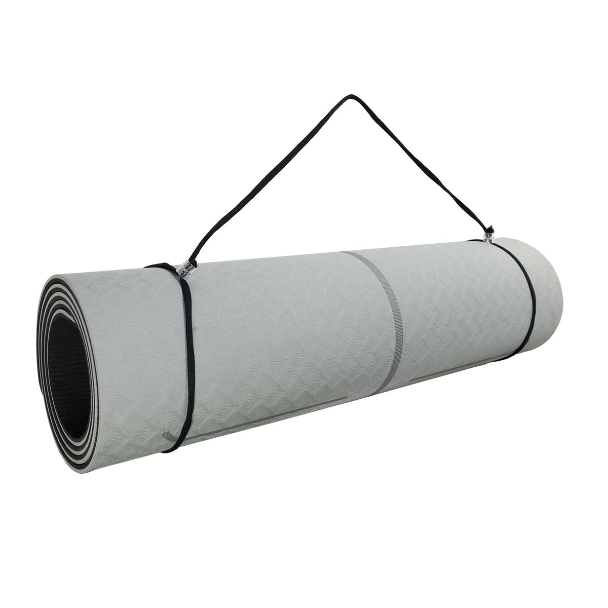 Podložka LIFEFIT YOGA MAT RELAX DUO, 183x58x0,6cm, černá