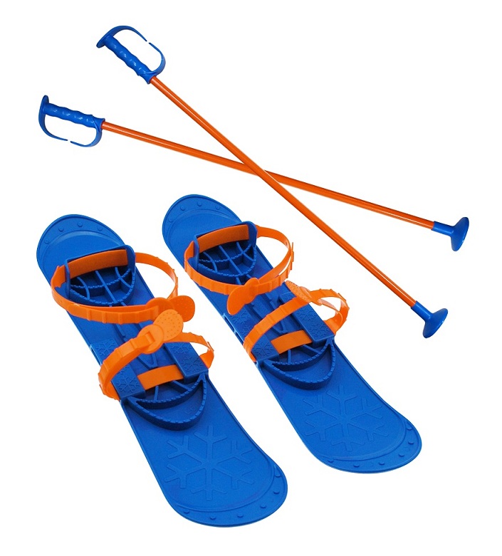 Lyže dětské SULOV BIG FOOT, světle modré