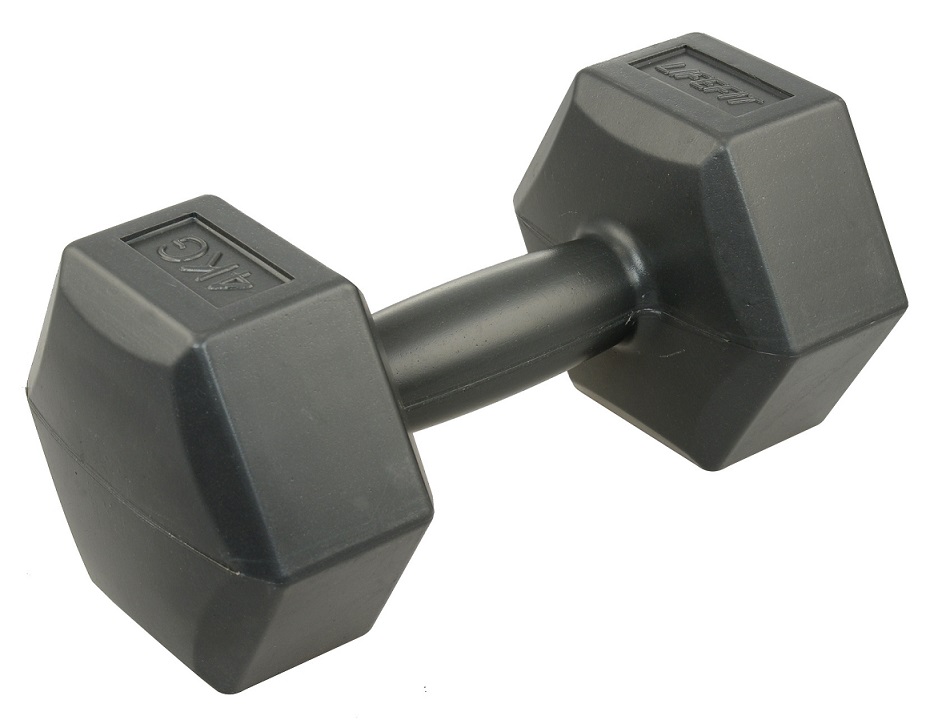 Vinylová činka LIFEFIT 4 kg, 1ks