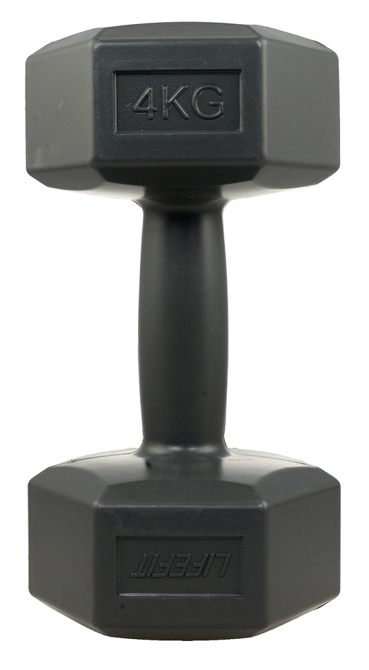 Vinylová činka LIFEFIT 4 kg, 1ks