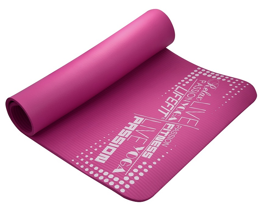 Podložka LIFEFIT YOGA MAT EXKLUZIV , 100x60x1cm, bordó