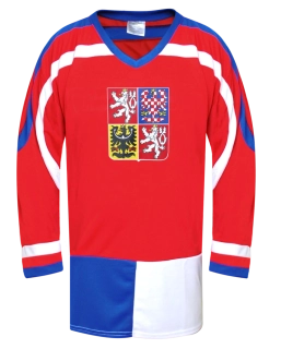 Hokejový dres ČR 1, červený, vel. XL